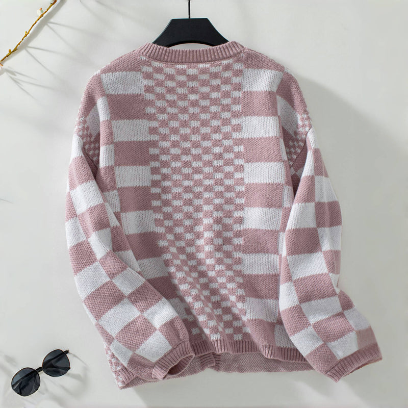 Damen Übergroßer Schick Lässige Strickjacke