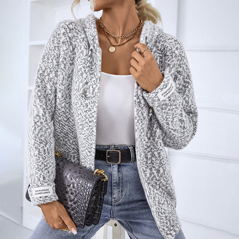 Zoe | Damen Warme Lässige Jacke | Weiches