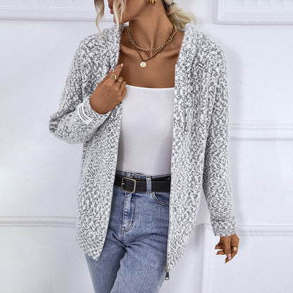 Zoe | Damen Warme Lässige Jacke | Weiches