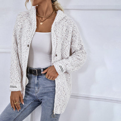 Zoe | Damen Warme Lässige Jacke | Weiches
