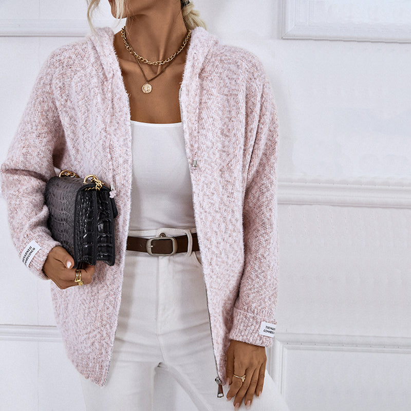 Zoe | Damen Warme Lässige Jacke | Weiches