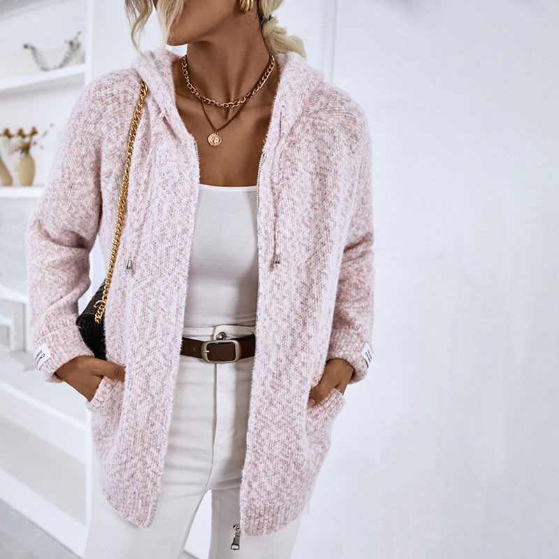 Zoe | Damen Warme Lässige Jacke | Weiches