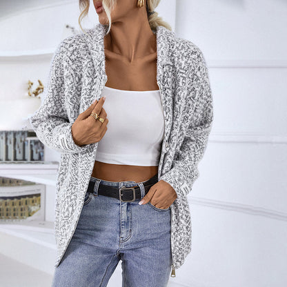 Zoe | Damen Warme Lässige Jacke | Weiches
