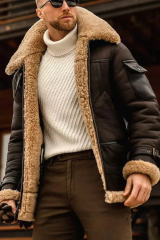 Leo | Herren Lederjacke | Winter