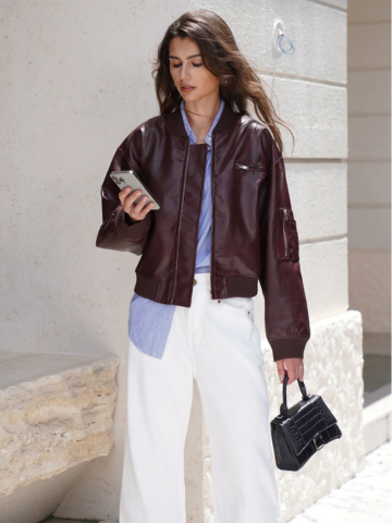 Lisa | Damen Bomber Jacke | Warme