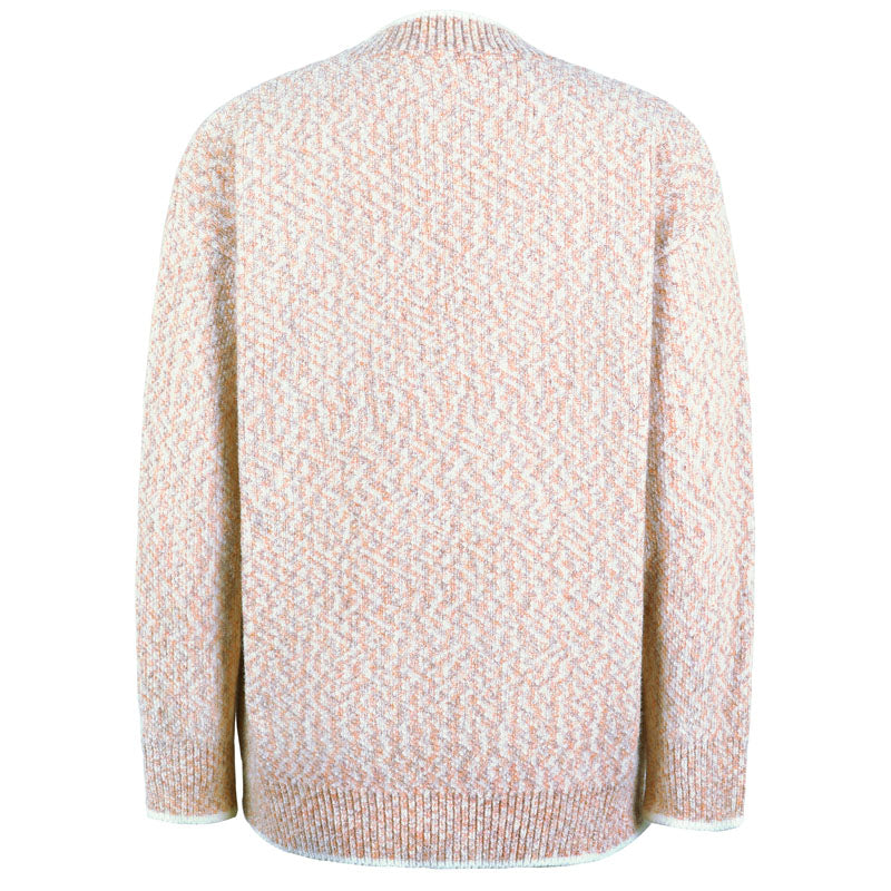 Damen Zwei Seiten Taschen Lässige Strickjacke