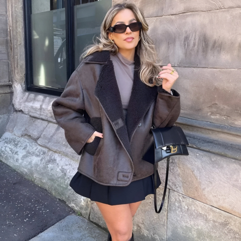 Debby | Damen Lederjacke | Kurzer