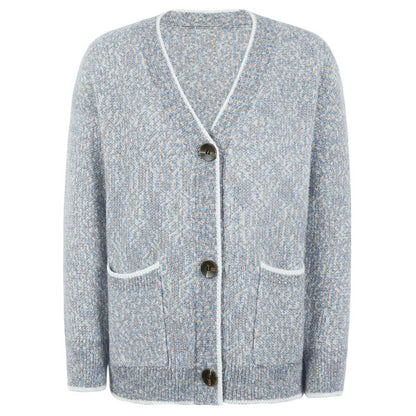 Damen Zwei Seiten Taschen Lässige Strickjacke