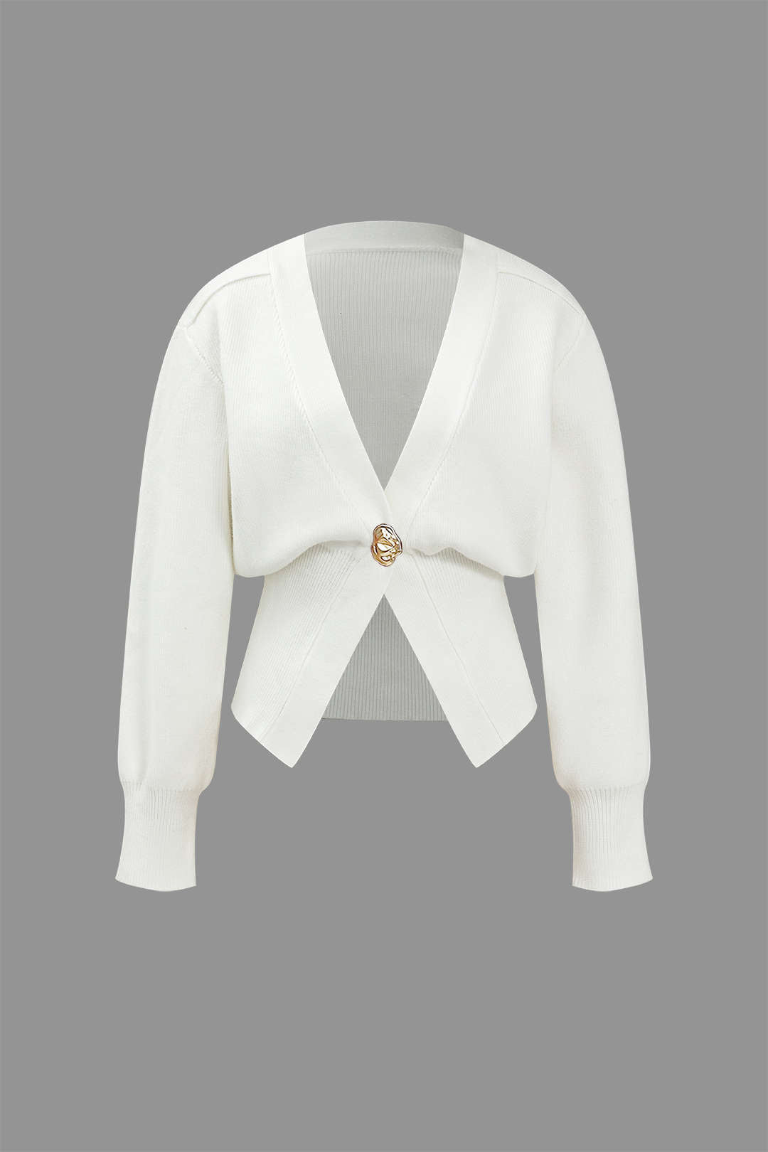 Penelope | Damen Bequem V-Ausschnitt Strickjacke | Lässig