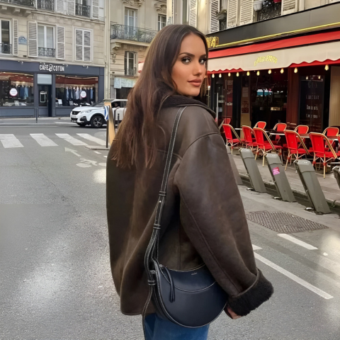 Debby | Damen Lederjacke | Kurzer