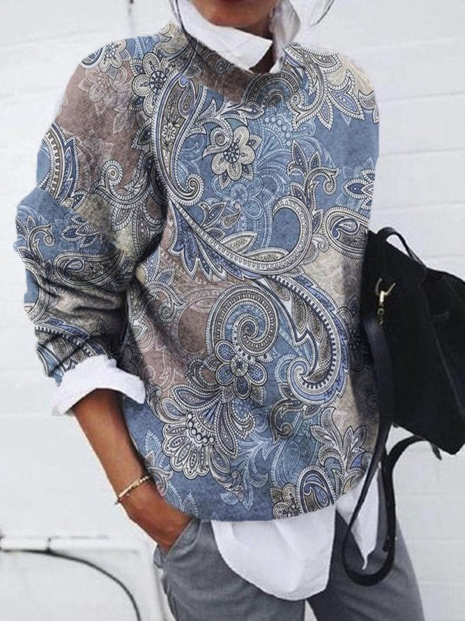 Damen Eleganter Lässige Lose Pullover