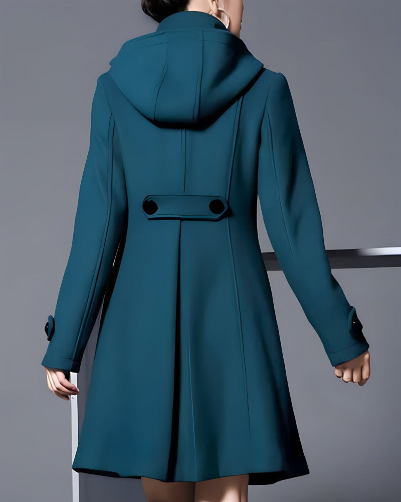 Mia | Damen Winter Eleganter Stil Jacke | Warme