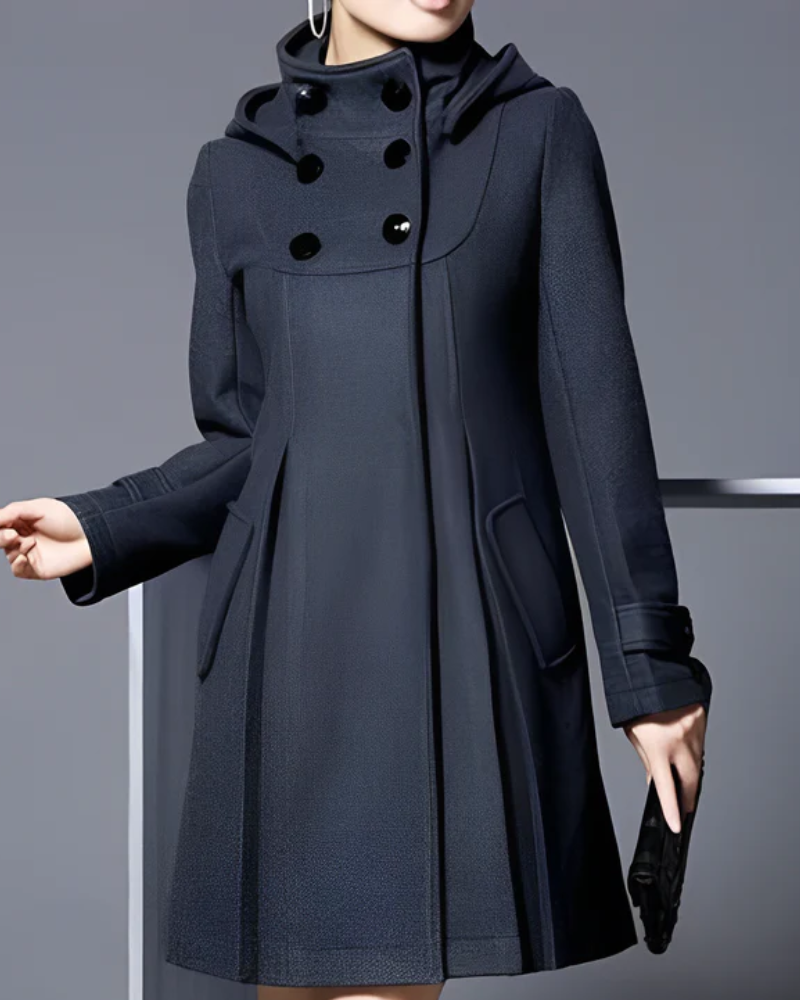 Mia | Damen Winter Eleganter Stil Jacke | Warme
