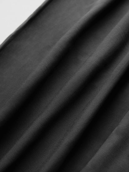 Luna | Damen Übergroße Hohe Taille Hose |  Plissee Front