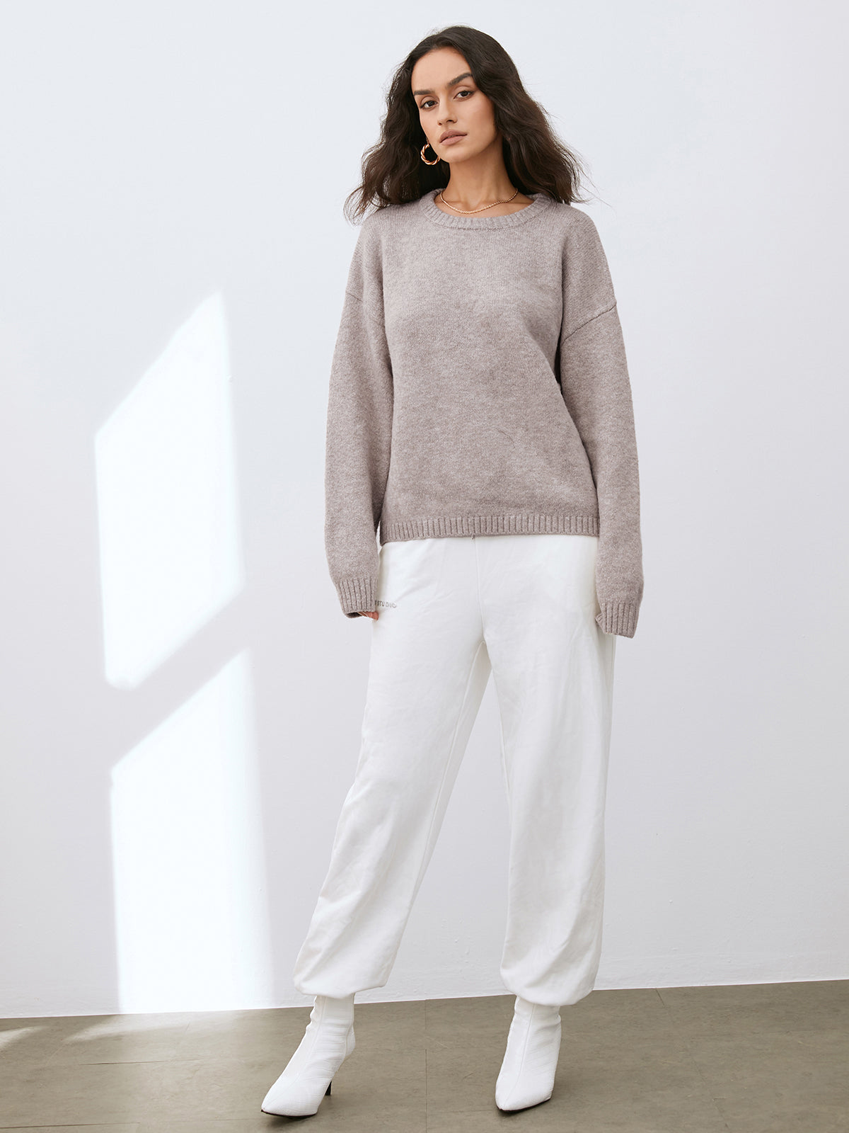 Camila | Damen Weich Bequem Lose Pullover | Warme