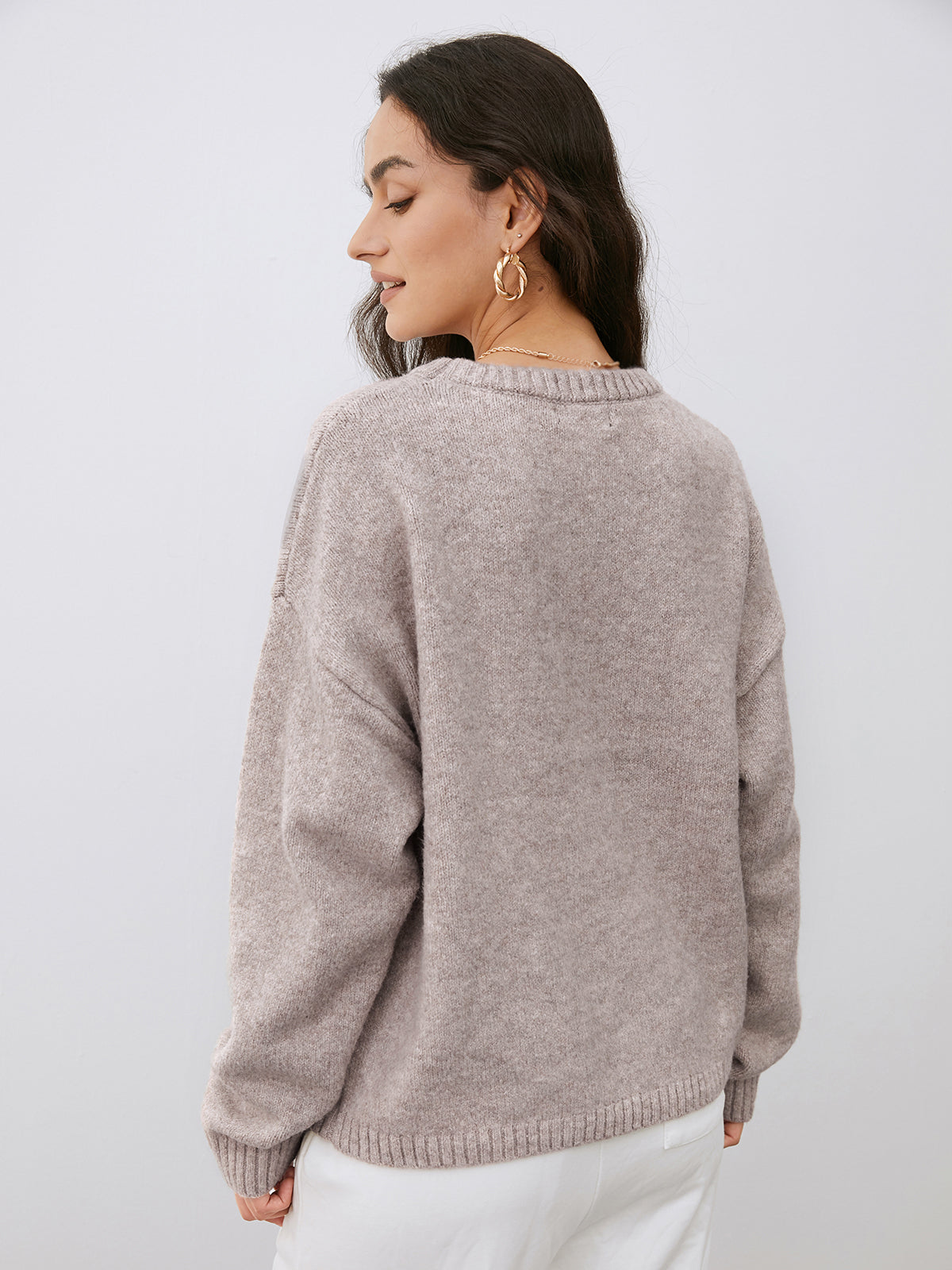Camila | Damen Weich Bequem Lose Pullover | Warme