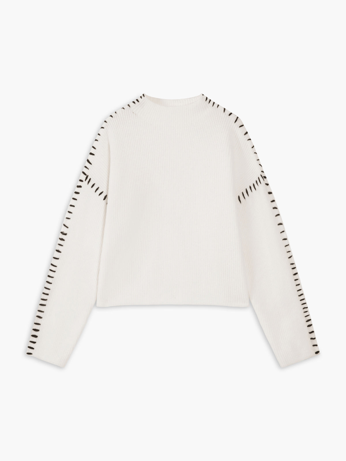 Harper | Damen Stilvoll Lose Mockhals Pullover | Warme