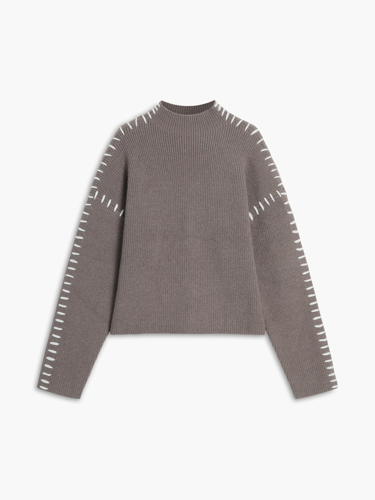 Harper | Damen Stilvoll Lose Mockhals Pullover | Warme
