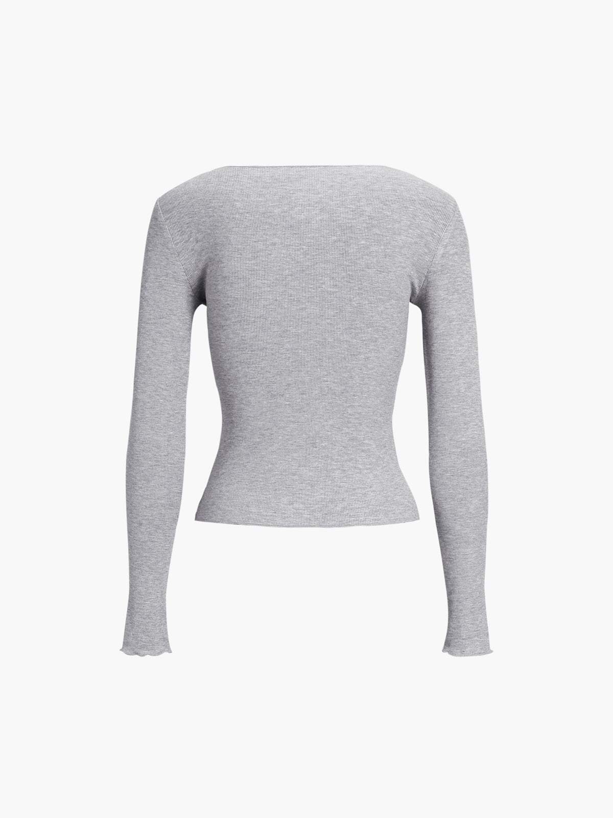 Ava | Damen Schlanke Passform Lässig Pullover | Langarm