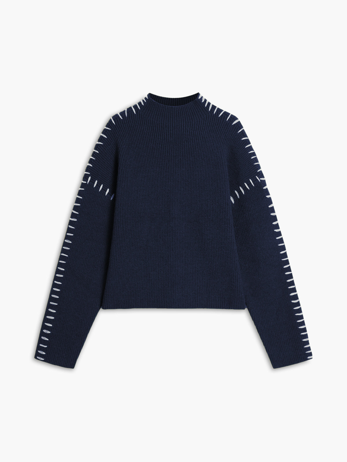 Harper | Damen Stilvoll Lose Mockhals Pullover | Warme