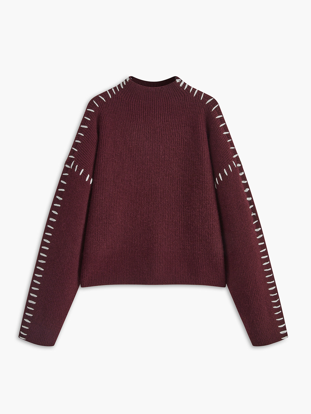 Harper | Damen Stilvoll Lose Mockhals Pullover | Warme