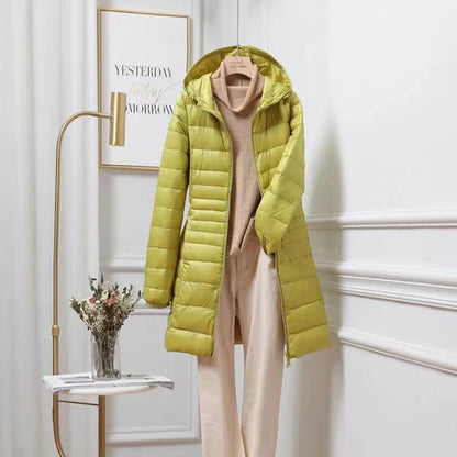 Damen Leichtgewicht Puffer Warme Jacke