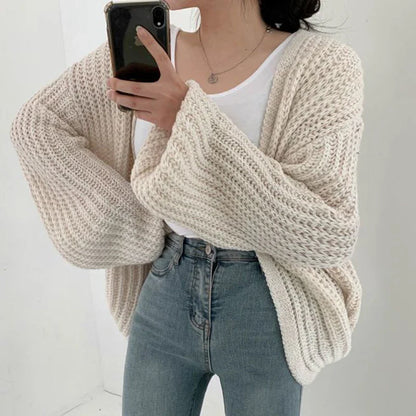 Amor | Damen Elegante Schicke Strickjacke | Lässig