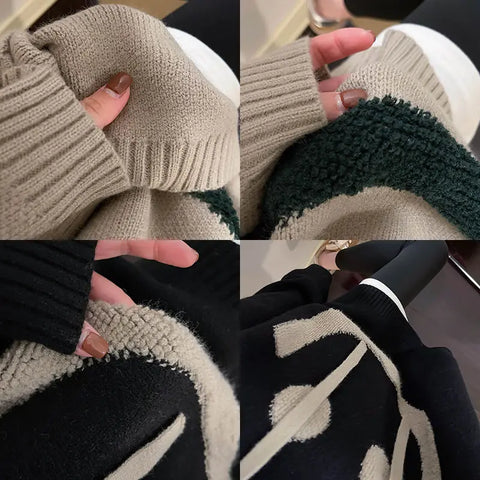 Damen Übergroßer Kapuzen Pullover