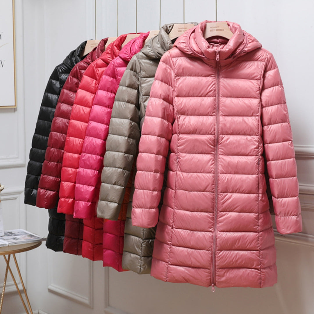 Damen Leichtgewicht Puffer Warme Jacke