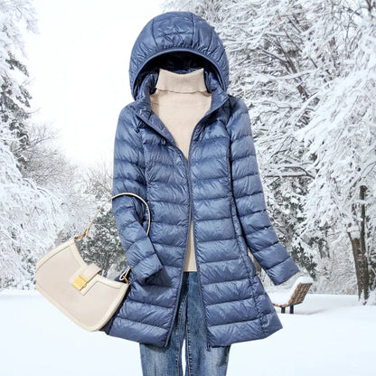 Damen Leichtgewicht Puffer Warme Jacke