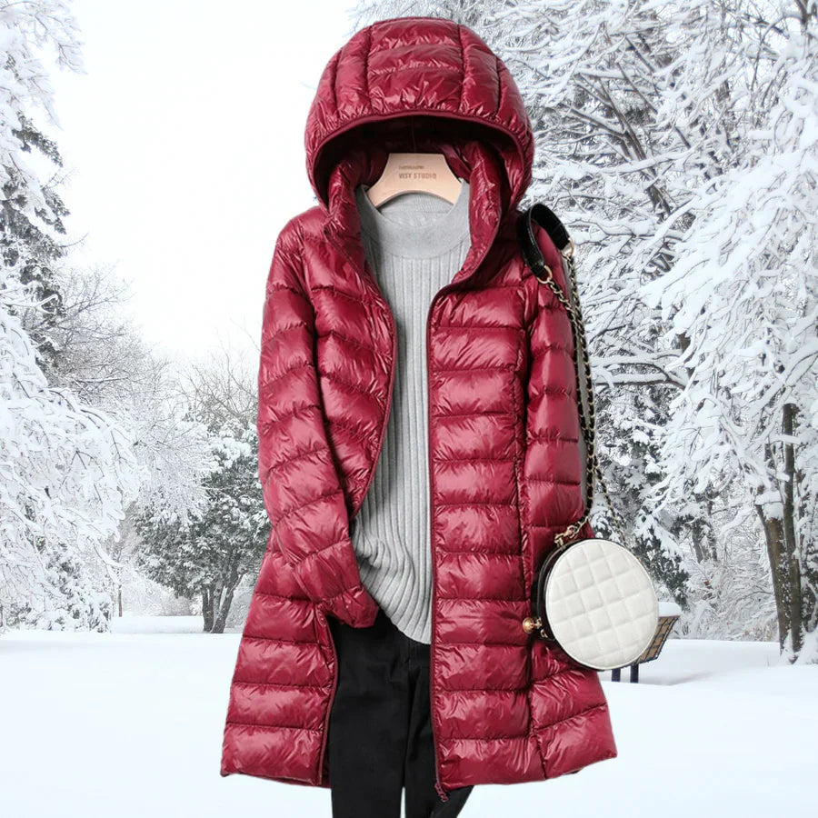 Damen Leichtgewicht Puffer Warme Jacke