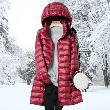 Damen Leichtgewicht Puffer Warme Jacke