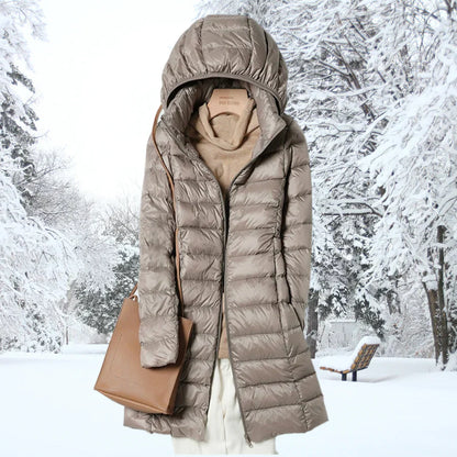 Damen Leichtgewicht Puffer Warme Jacke