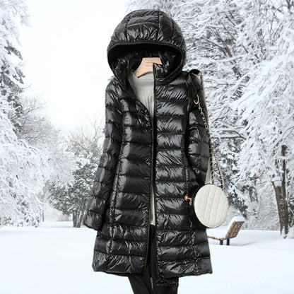 Damen Leichtgewicht Puffer Warme Jacke