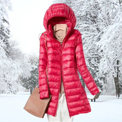 Damen Leichtgewicht Puffer Warme Jacke