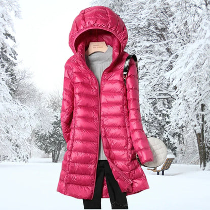 Damen Leichtgewicht Puffer Warme Jacke