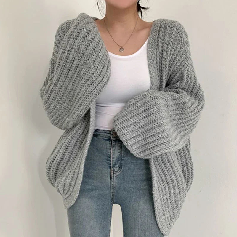 Amor | Damen Elegante Schicke Strickjacke | Lässig