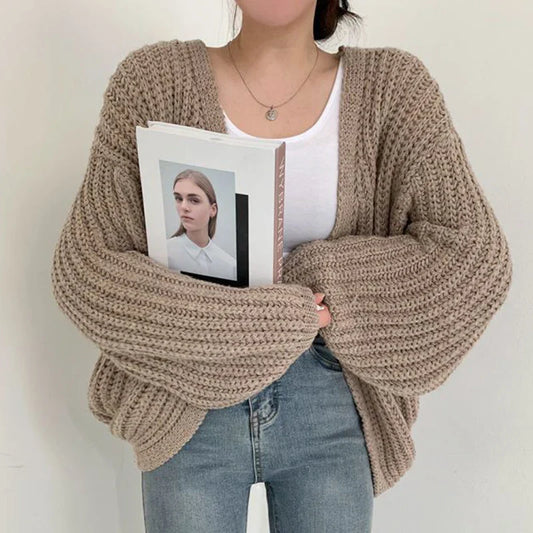 Amor | Damen Elegante Schicke Strickjacke | Lässig