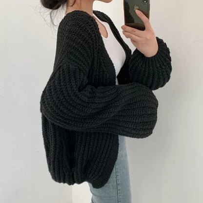 Amor | Damen Elegante Schicke Strickjacke | Lässig