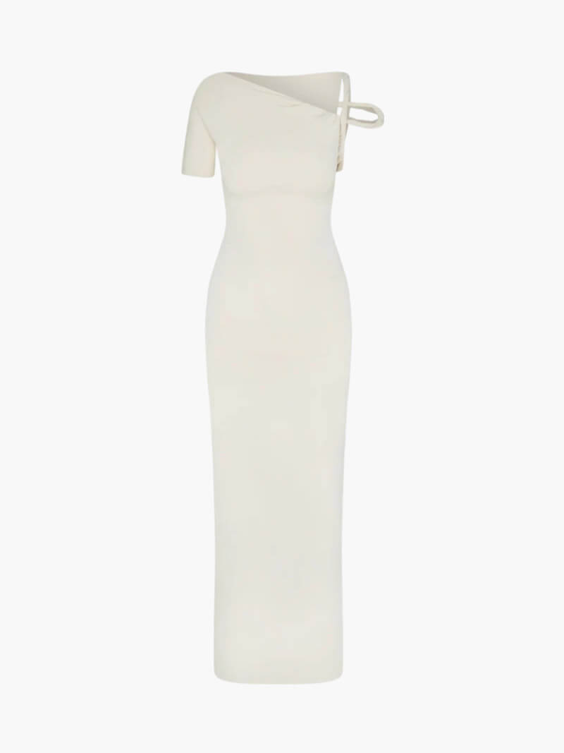 Aili gedrehtes Maxi Kleid