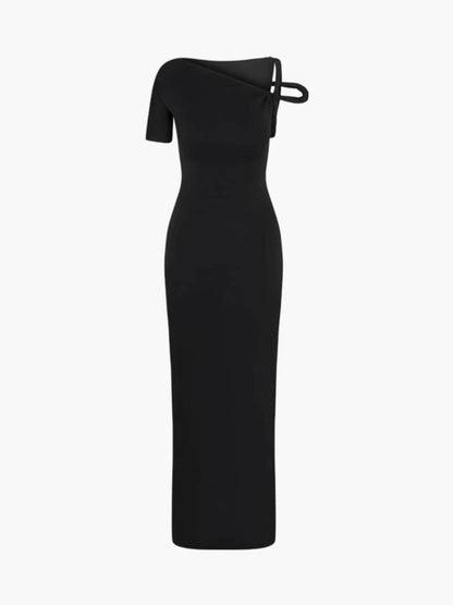Aili gedrehtes Maxi Kleid