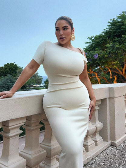 Aili gedrehtes Maxi Kleid