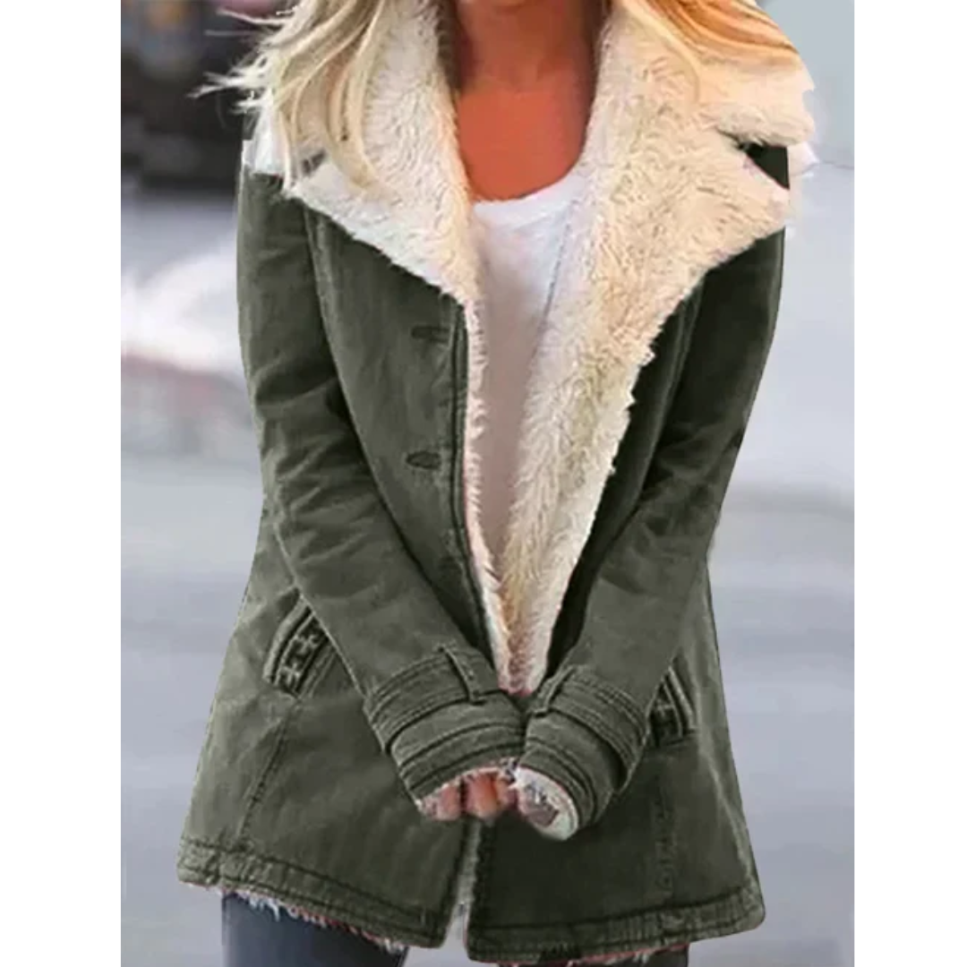 Damen Winter Lässige Weiche Mantel