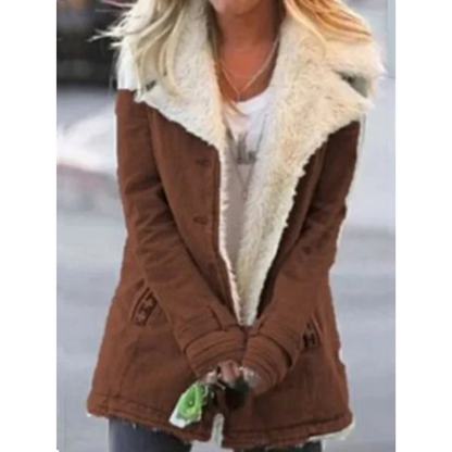 Damen Winter Lässige Weiche Mantel