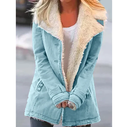 Damen Winter Lässige Weiche Mantel