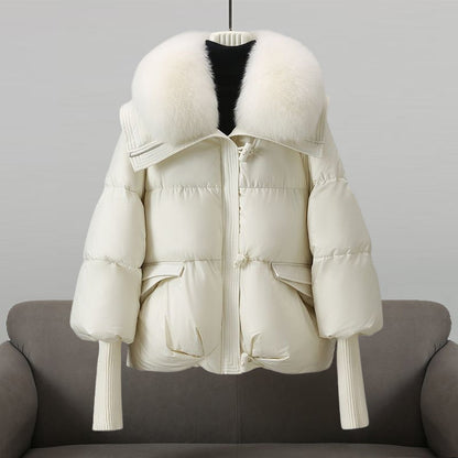 Eva | Damen Gemütliche Schicke Gesteppt Winter Jacke | Mit Knopfleiste