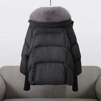 Eva | Damen Gemütliche Schicke Gesteppt Winter Jacke | Mit Knopfleiste