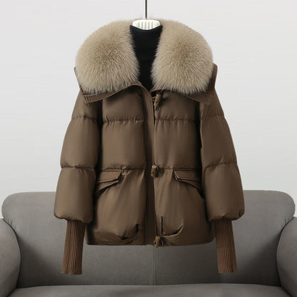 Eva | Damen Gemütliche Schicke Gesteppt Winter Jacke | Mit Knopfleiste