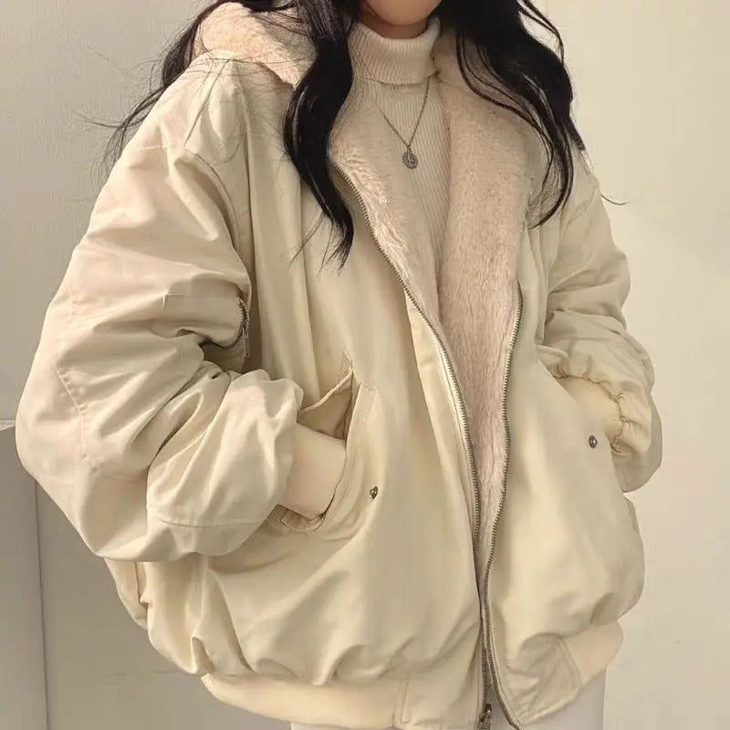 Emma | Damen Übergroß Winter Jacke | Warme