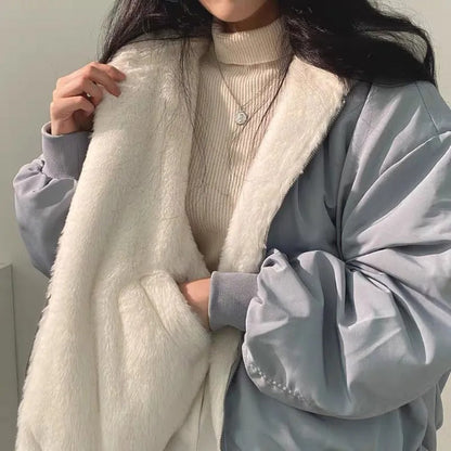 Emma | Damen Übergroß Winter Jacke | Warme